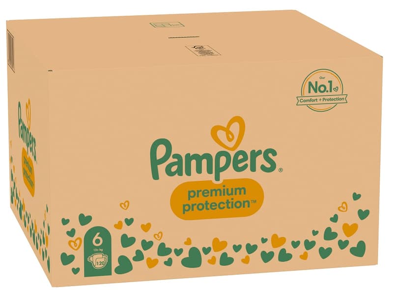 Pampers Premium Protection Gr.6 Extra Large 13-18kg Monatsbox
