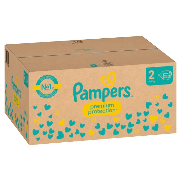 Pampers Premium Protection New Baby Gr.2 Mini 4-8kg MonatsBox