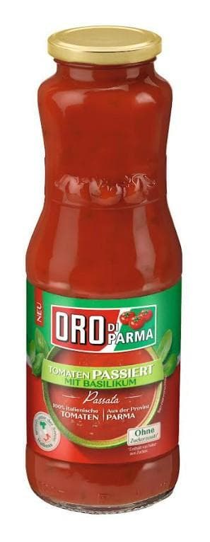 Oro di Parma Passierte Tomaten mit Basilikum