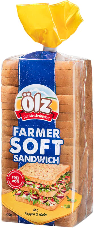 Ölz Farmer Soft Sandwich geschnitten