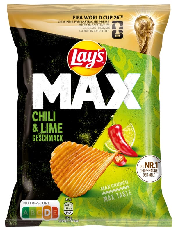 LAYS Max Chili&Lime 110g/12