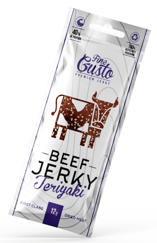 Fine Gusto Beef Jerky Teriyaki