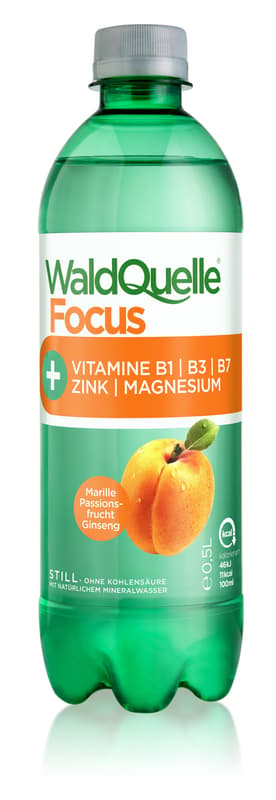 Waldquelle + Focus Apricot (Disposable Deposit)