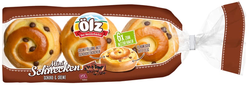Ölz Mini Schnecken Schoko