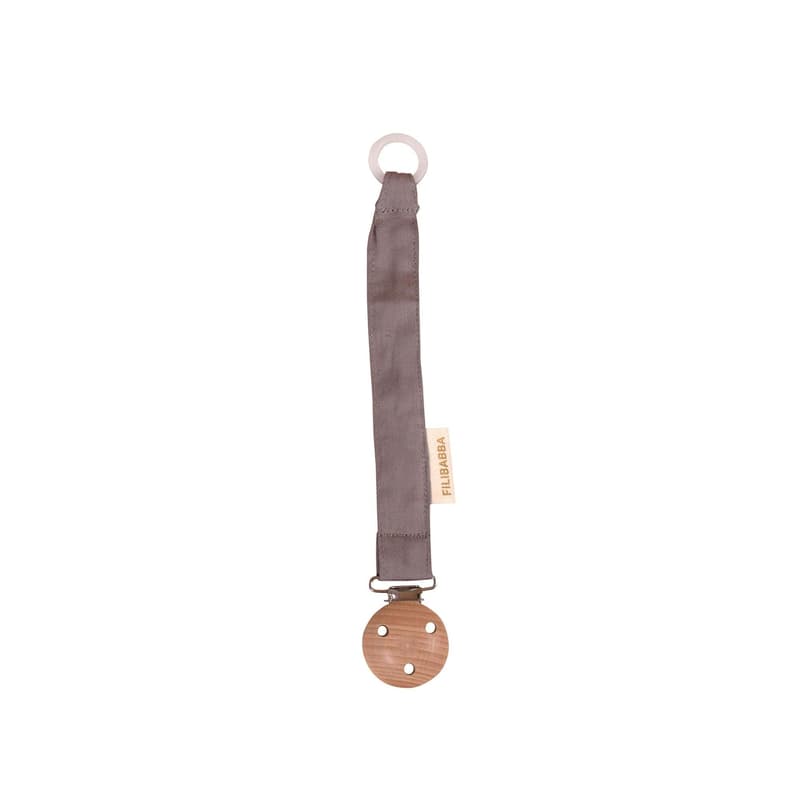 FILIBABBA Pacifier Chain Dark Grey