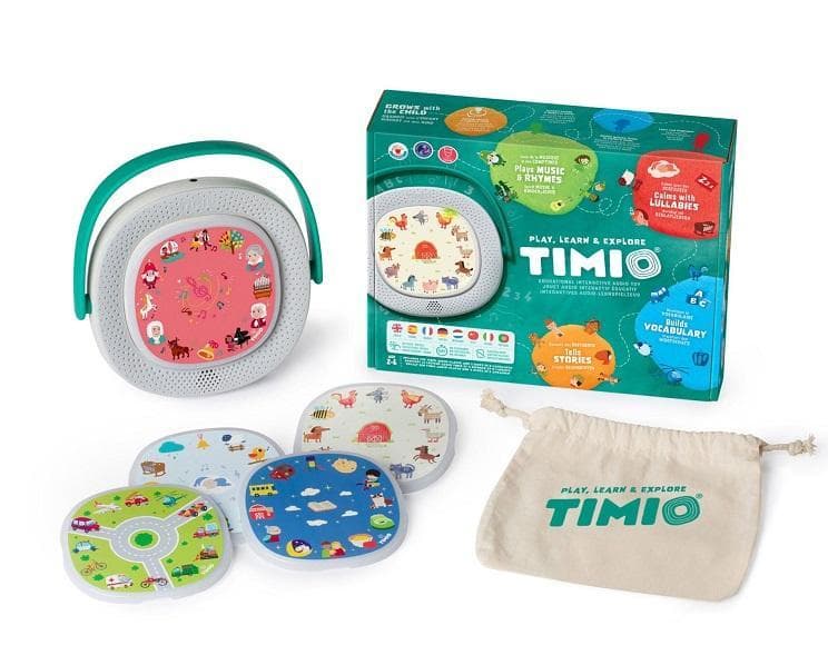 TIMIO Starter Kit with Player and 5 Discs