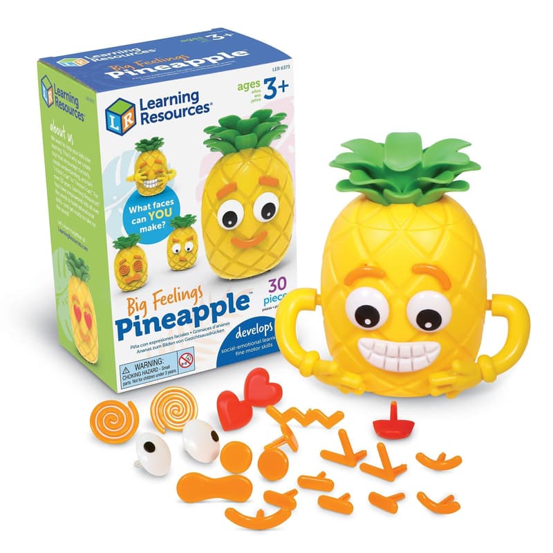 Learning Resources Learning Facial Expressions - Play Set with Pineapple