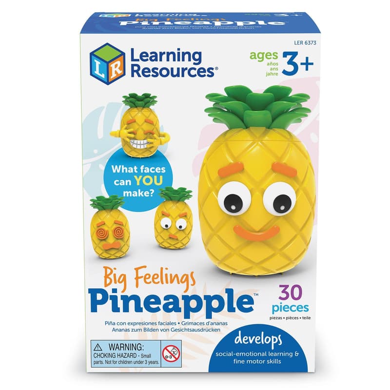 Learning Resources Learning Facial Expressions - Play Set with Pineapple