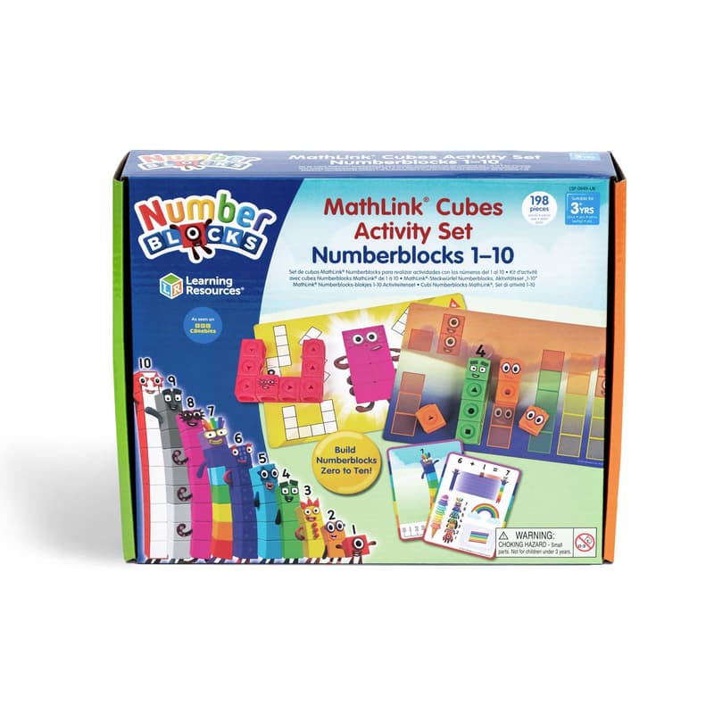 Learning Resources MathLink® Building Blocks Numberblocks® - Activity Set 1-10