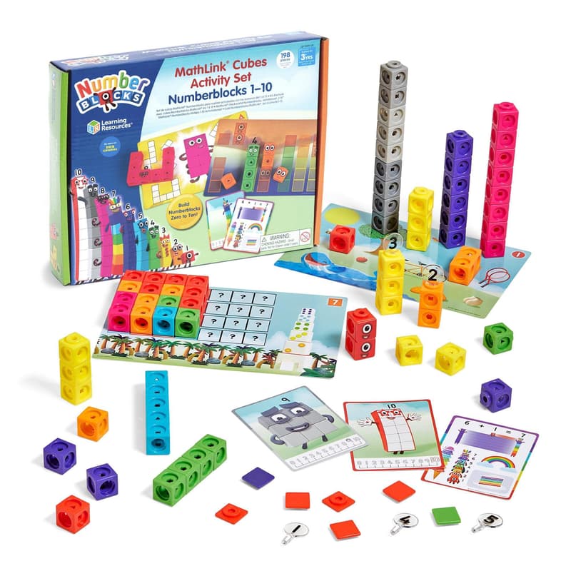 Learning Resources MathLink® Building Blocks Numberblocks® - Activity Set 1-10