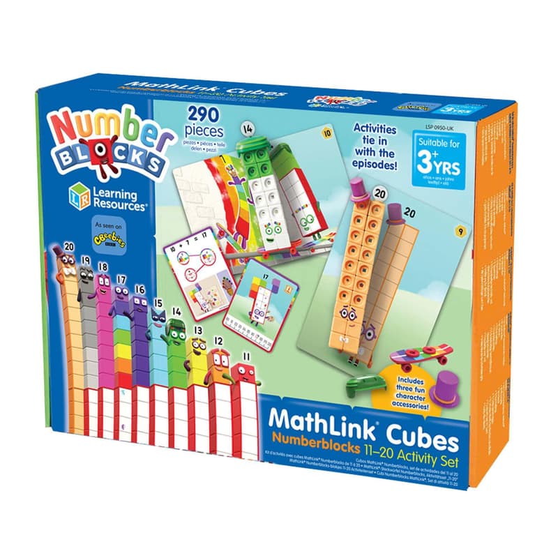 Learning Resources MathLink® Building Blocks Numberblocks® - Activity Set 11-20