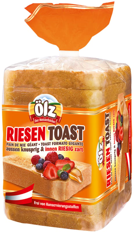 Ölz Riesen Toast geschnitten