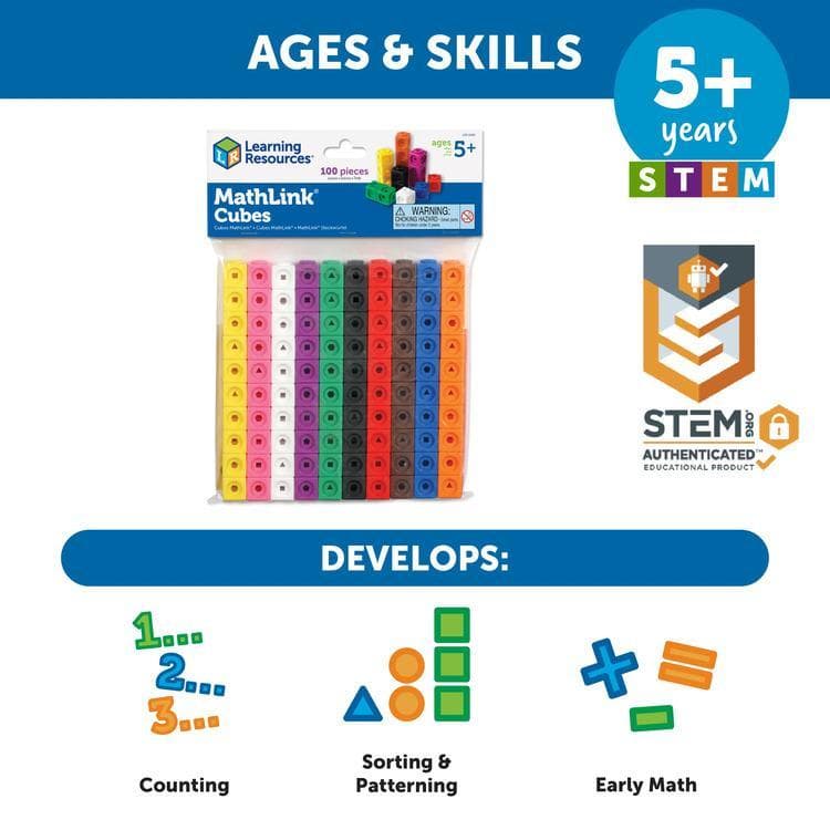 MathLink® Cubes, Set of 100