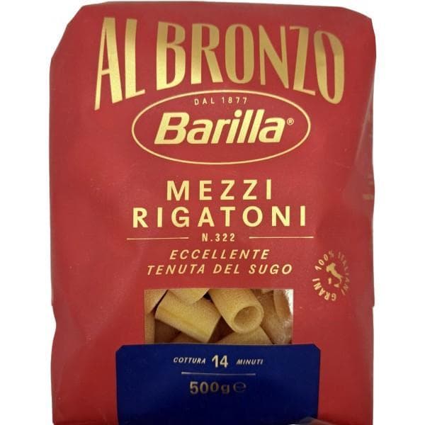 Barilla Al Bronzo Mezzi Rigatoni