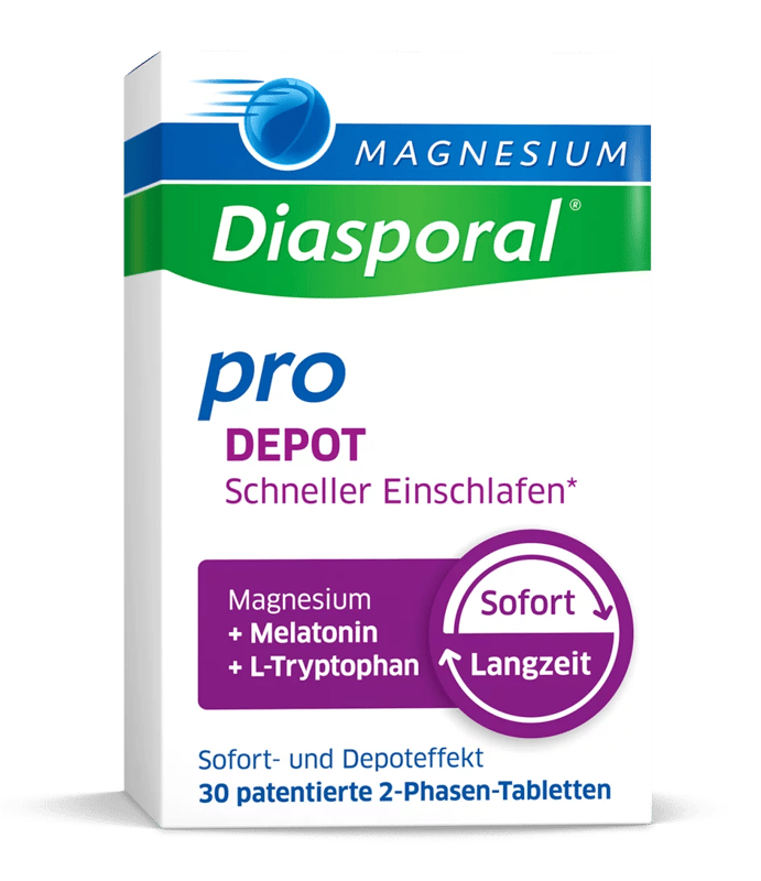 Magnesium Diasporal Pro Depot Schneller Einschlafen