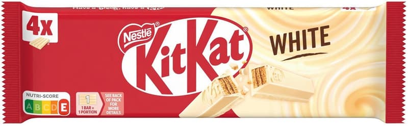 KitKat 4Finger White Chocolate Bar 4-Pack