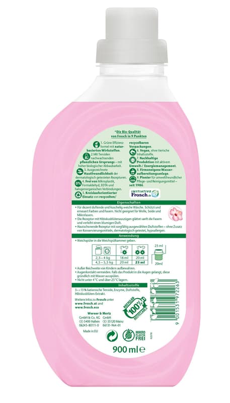 Frosch Fabric Softener Hibiscus Blossom