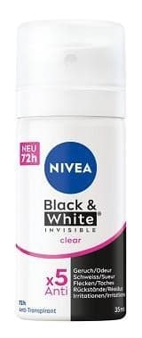 Nivea Black & White Invisible Clear Spray Mini