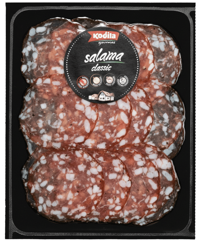 Kodila Gourmet Salami Classic geschnitten
