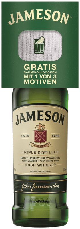 Jameson Irish Whiseky + Socken