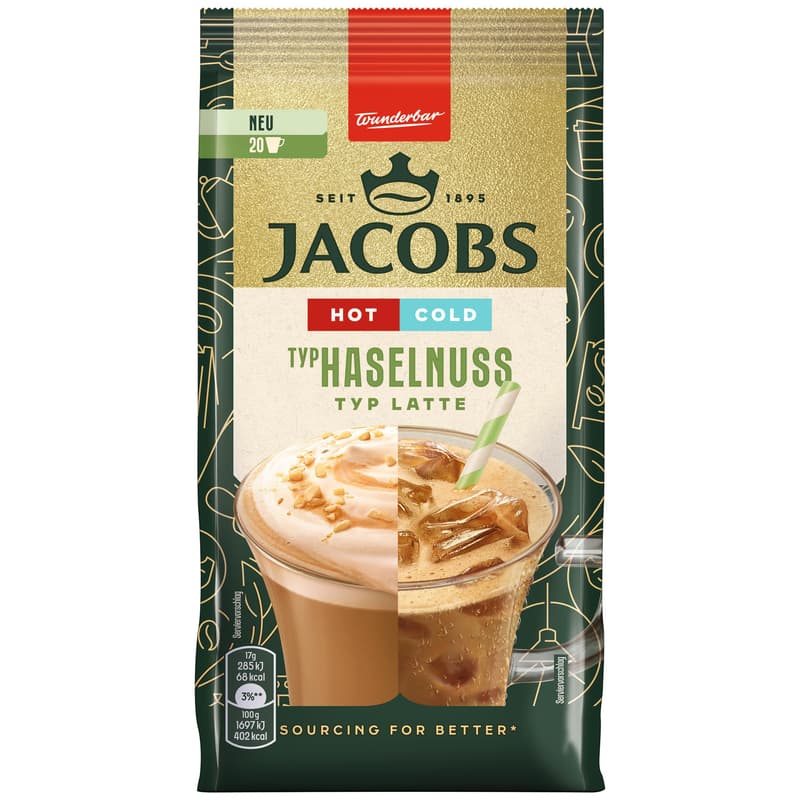 Jacobs Mixes Typ Latte Haselnuss