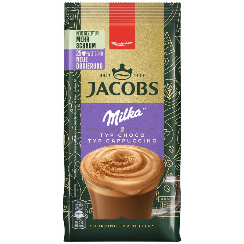 Jacobs Mixes Type Milka Cappuccino