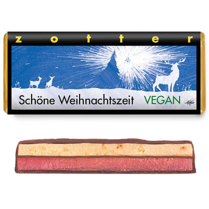 Zotter BIO Handgeschöpft Schöne Weihnachtszeit vegan