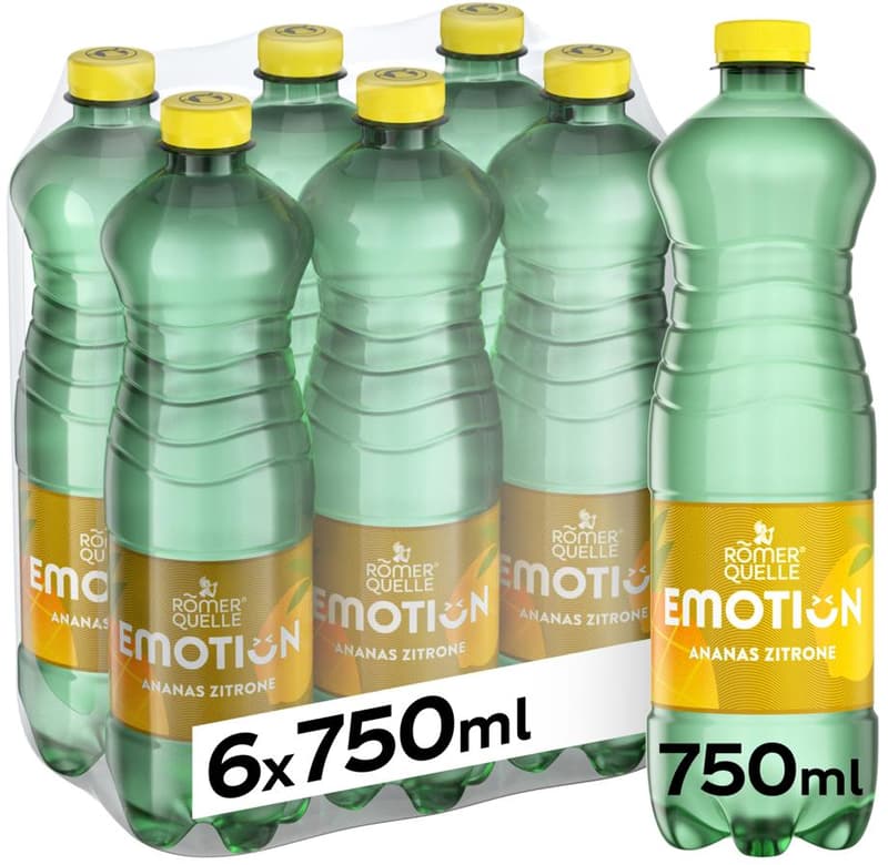 Römerquelle Emotion Ananas Zitrone 6x0,75l (EinwegPFAND)