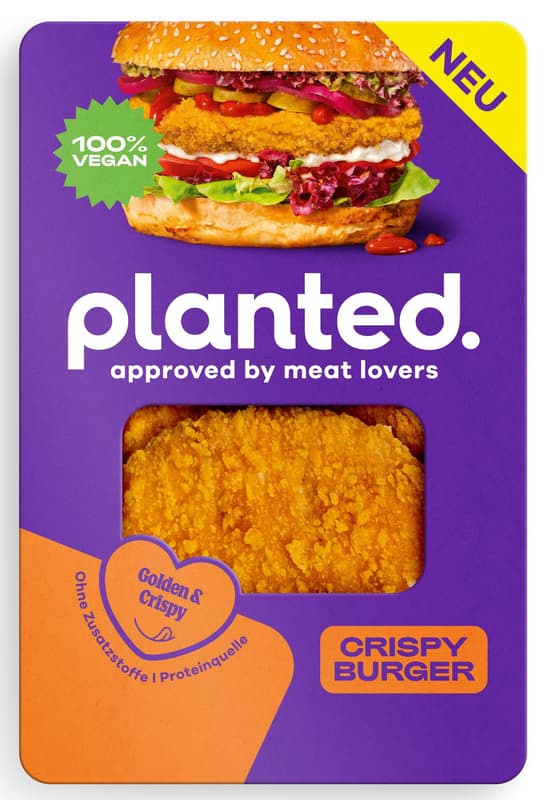 planted. burger crispy