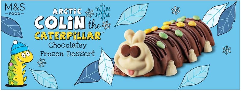 Marks & Spencer Arctic Colin The Caterpillar Chocolatey Frozen Dessert