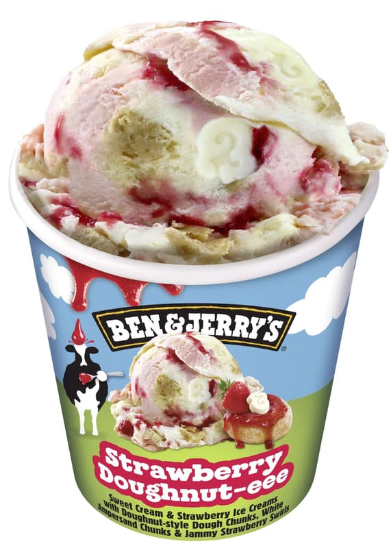 Ben & Jerry's Strawberry Doughnut-eee