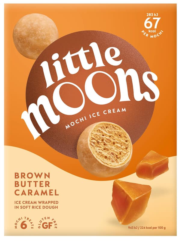 LITTLE MOONS Brown Butter Caramel Mochi