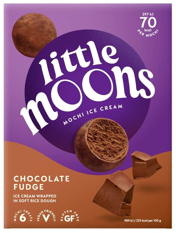 LITTLE MOONS Chocolate Fudge Mochi