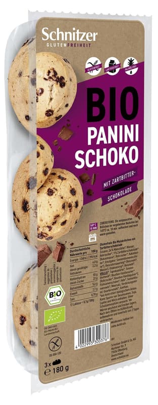 Schnitzer BIO Panini Schoko glutenfrei