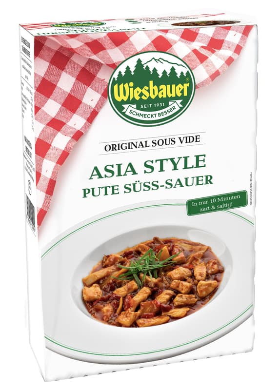 Wiesbauer Asia Style Pute süss-sauer sous vide