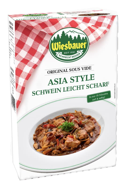 Wiesbauer Asia Style Schwein leicht scharf sous vide