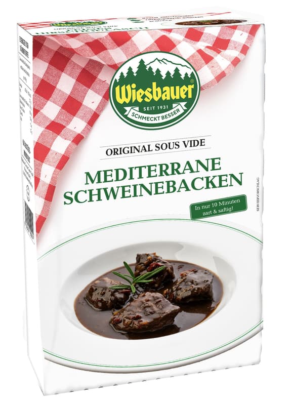 Wiesbauer Mediterrane Schweinebacken sous vide