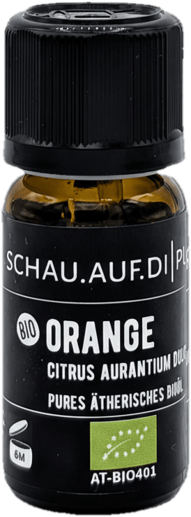 Schau auf di BIO organic orange essential oil