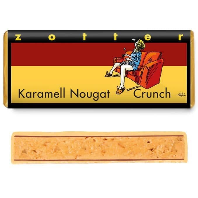 Zotter BIO Handcrafted Caramel Nougat Crunch