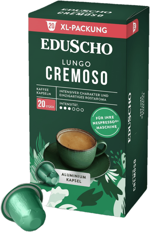 Eduscho Lungo Cremoso 20er Kapseln