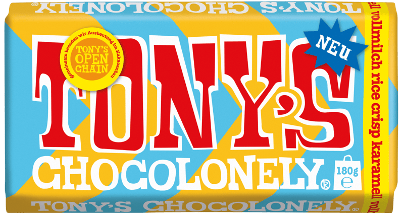Tony' Chocolonely Milch Rice Crisp Caramell