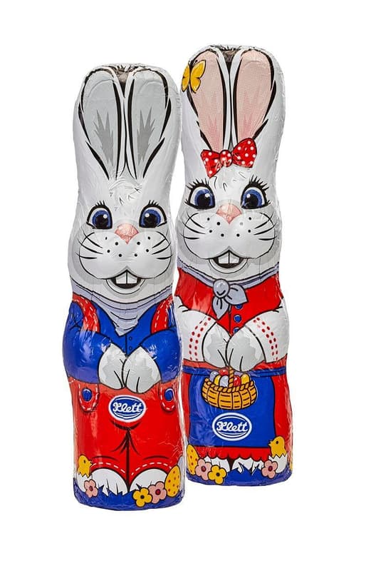 Vollmilch-Schokohäschen