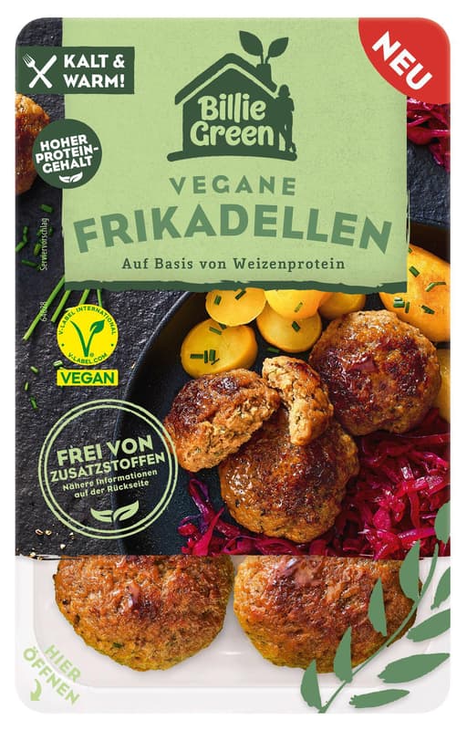 Billie Green Vegane Frikadellen