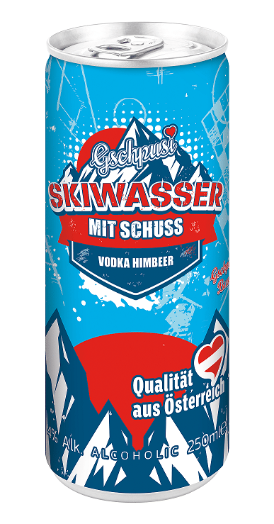 Gschpusi Skiwasser mit Schuss (EinwegPFAND)