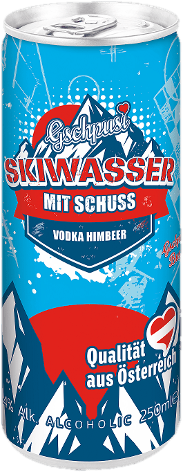 Gschpusi Skiwasser mit Schuss (EinwegPFAND)