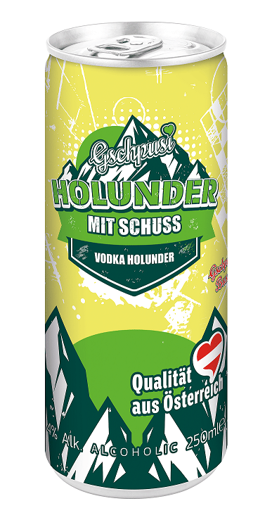 Gschpusi Holunder mit Schuss (EinwegPFAND)