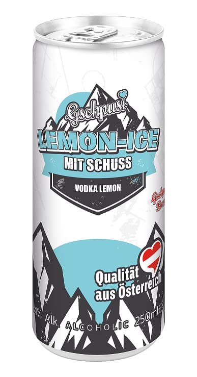 Gschpusi Lemon Ice mit Schuss (EinwegPFAND)