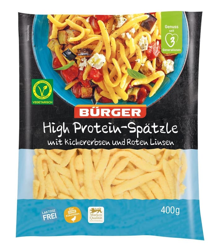 Bürger High Protein Spätzle