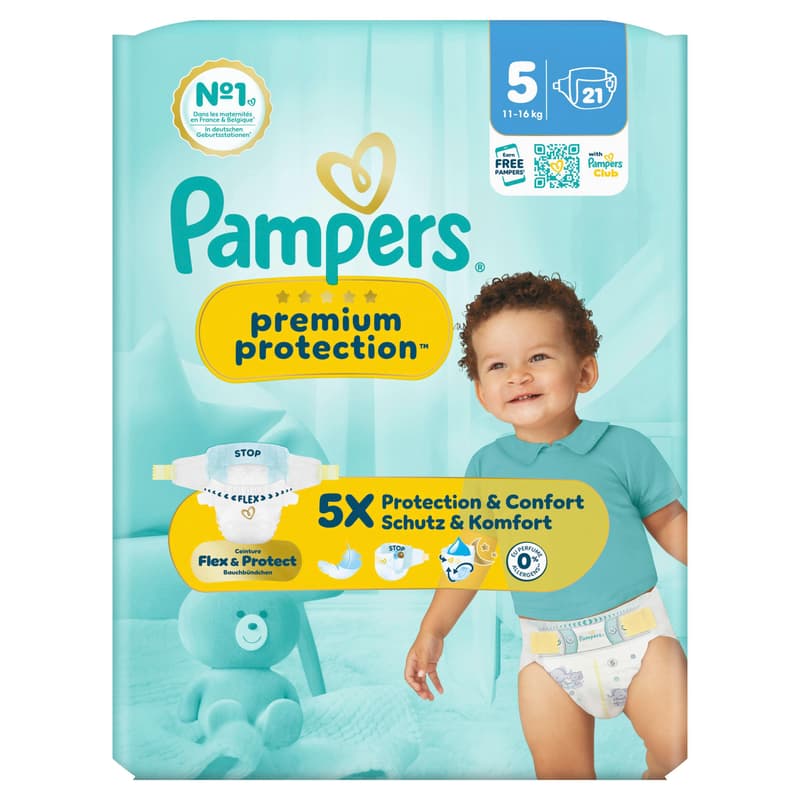 Pampers Premium Protection Windeln Gr. 5 Junior 11-16kg Single Pack