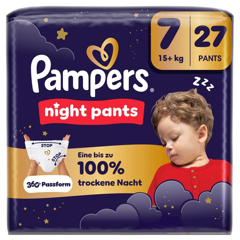 Pampers Night Pants Gr.7 Sparpack 27 ST